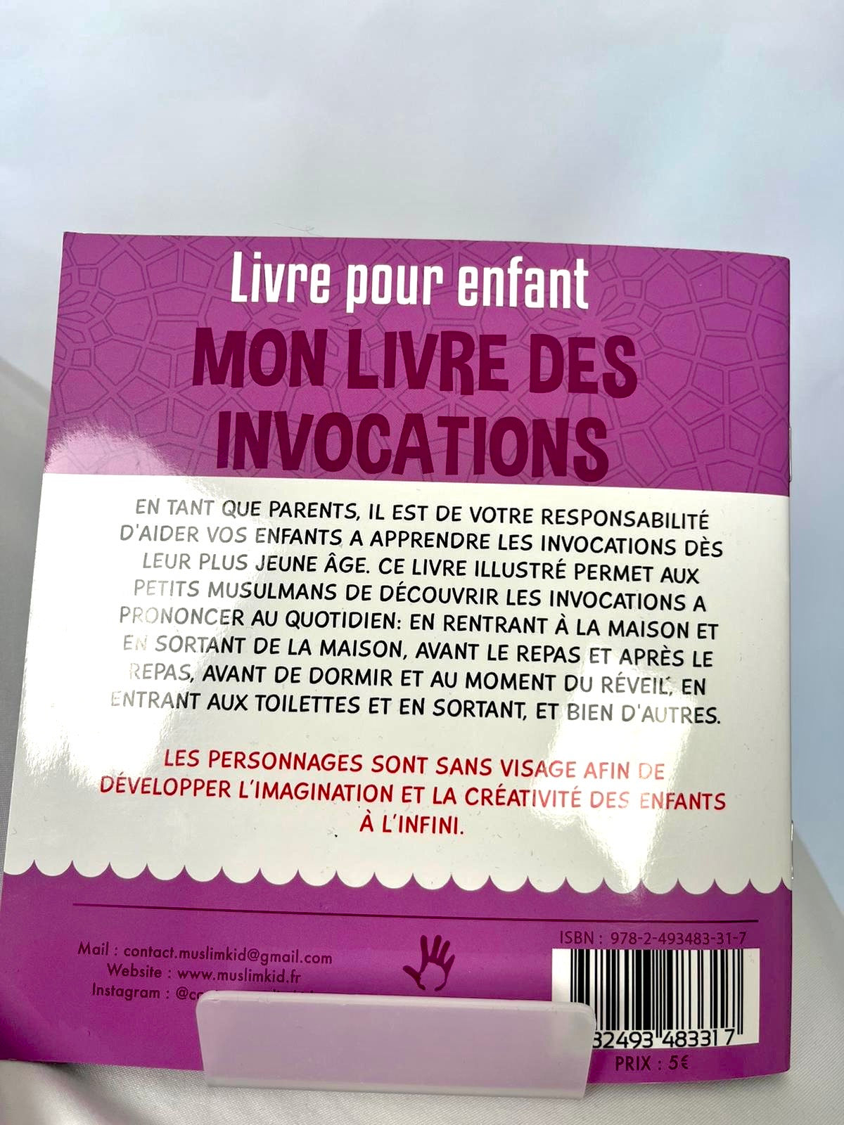 Mon livre des invocations version fille - MuslimKid
