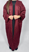 Kimono brocard bordeaux